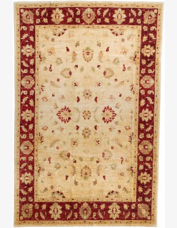 6' 7 x 9' 10 Hand Knotted Ziegler Rug