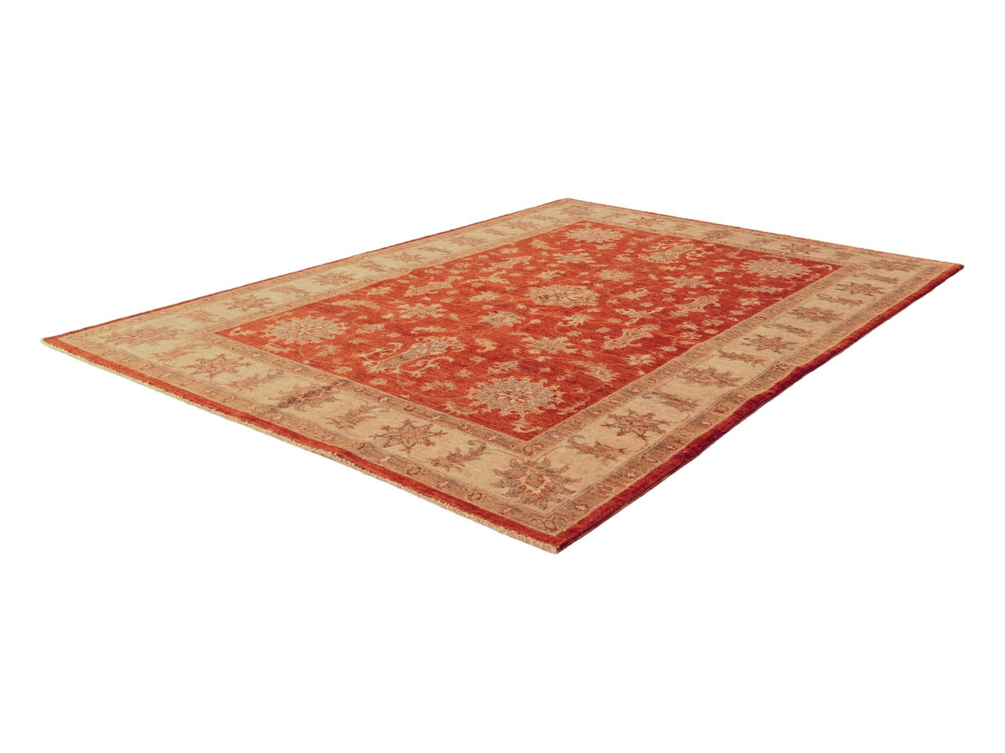 5' 7 x 7' 8 Hand Knotted Ziegler Rug
