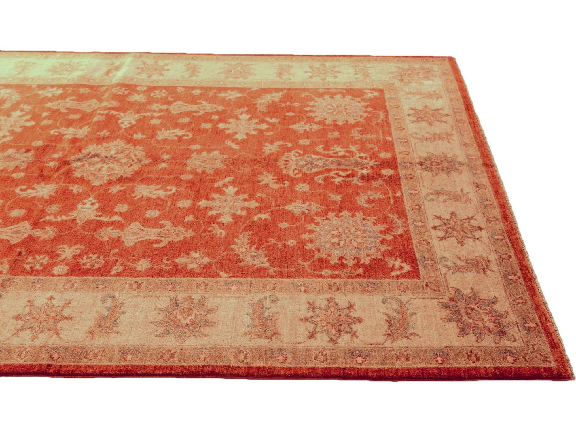 5' 7 x 7' 8 Hand Knotted Ziegler Rug