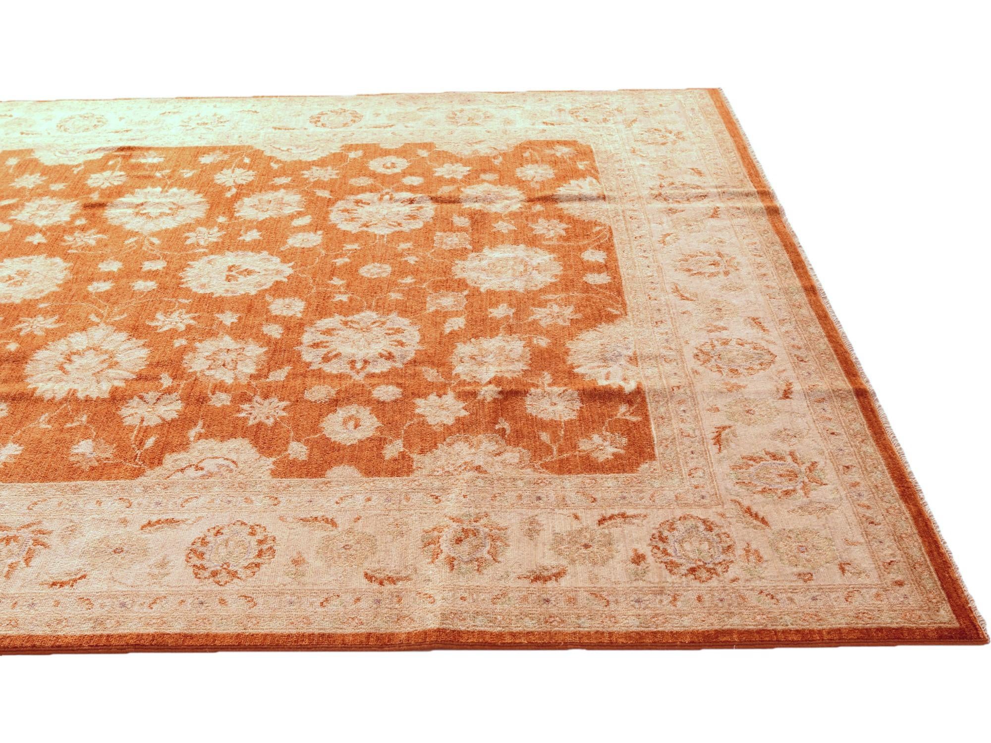 7' 6 x 9' 7 Hand Knotted Ziegler Rug