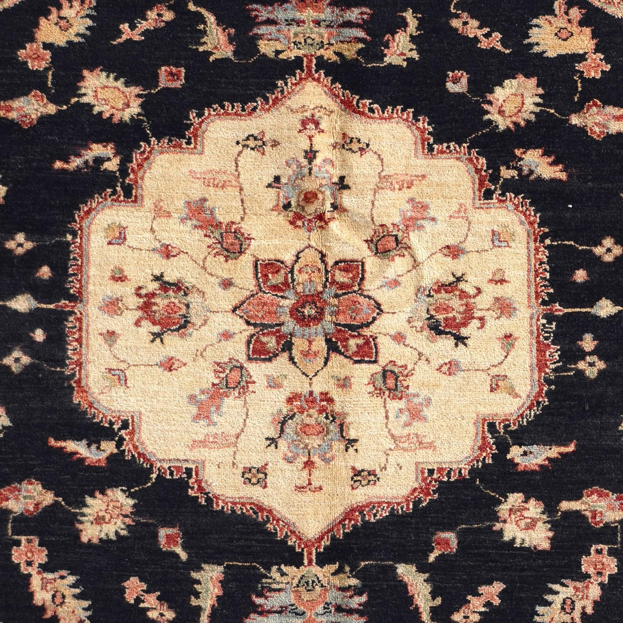 165cm x 220cm Hand Knotted Ziegler Rug