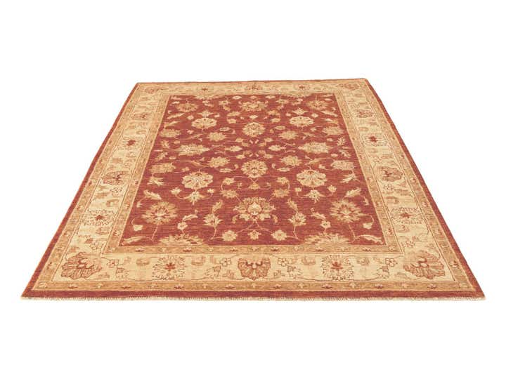 5' 1 x 6' 8 Hand Knotted Ziegler Rug