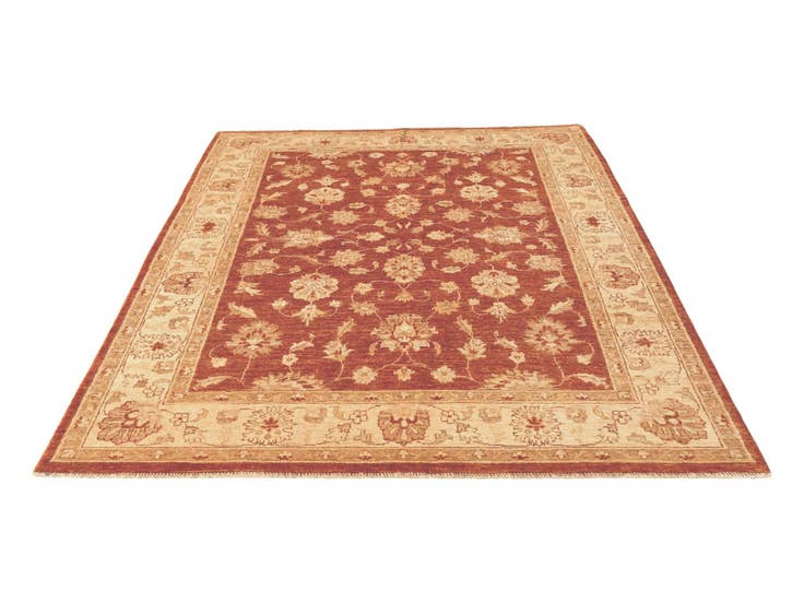 Detail image of 5' 1 x 6' 8 Hand Knotted Ziegler Rug