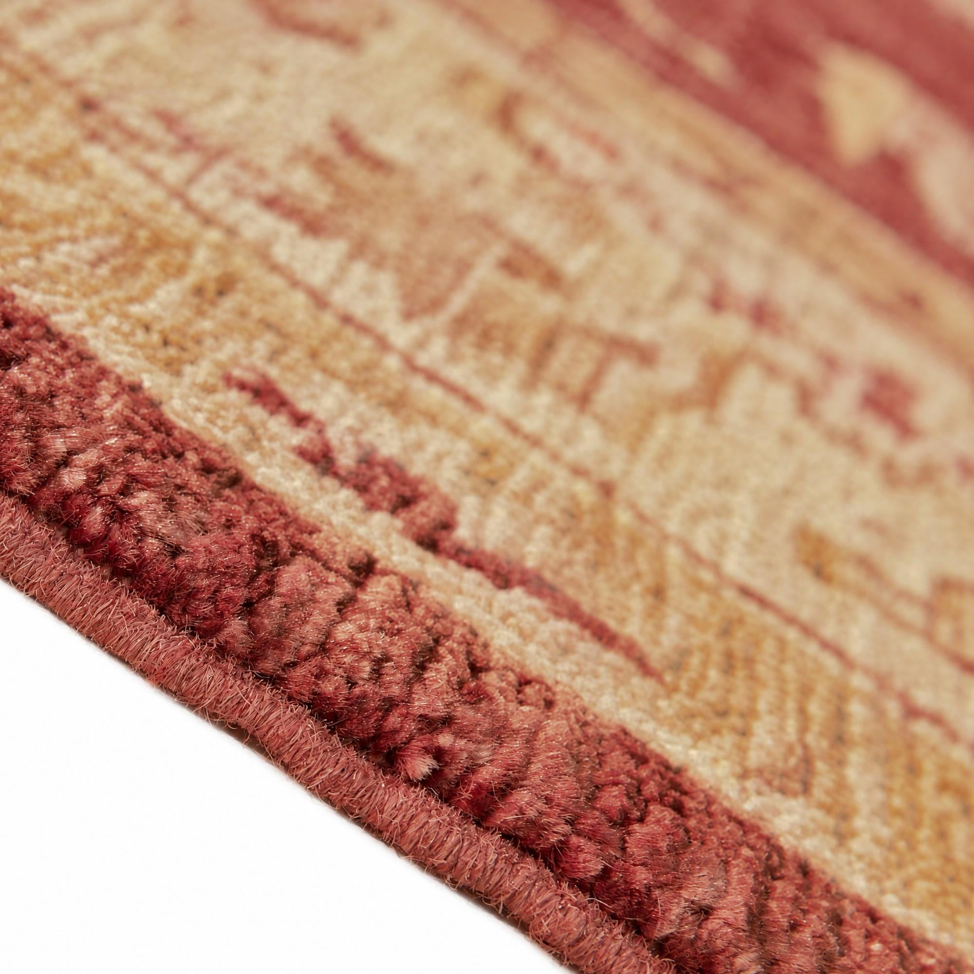 155cm x 200cm Hand Knotted Ziegler Rug