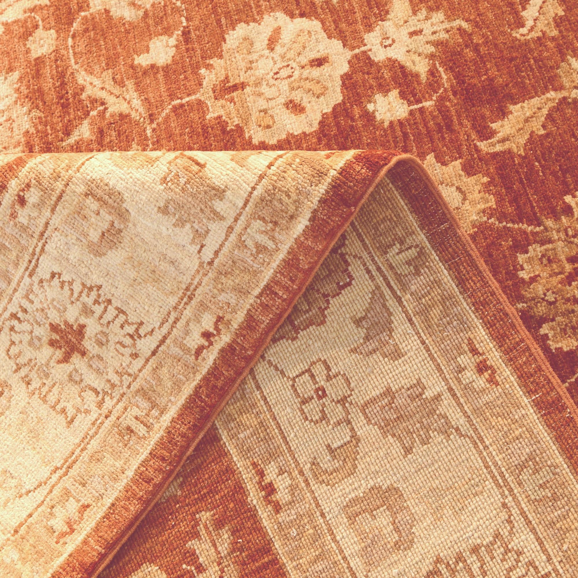 5' 1 x 6' 8 Hand Knotted Ziegler Rug