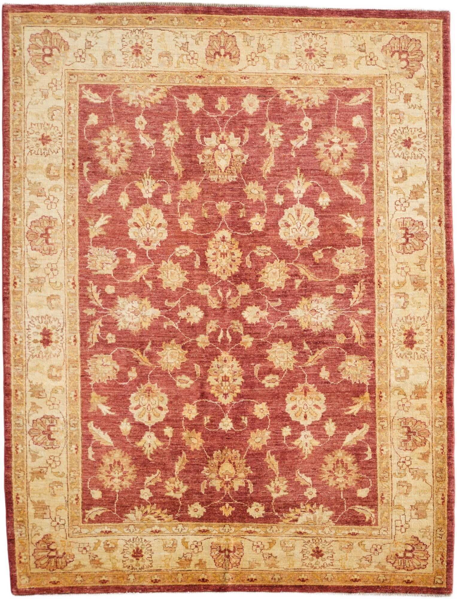 5' 1 x 6' 8 Hand Knotted Ziegler Rug