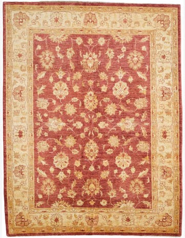 5' 1 x 6' 8 Hand Knotted Ziegler Rug