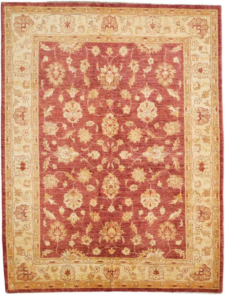 5' 1 x 6' 8 Hand Knotted Ziegler Rug