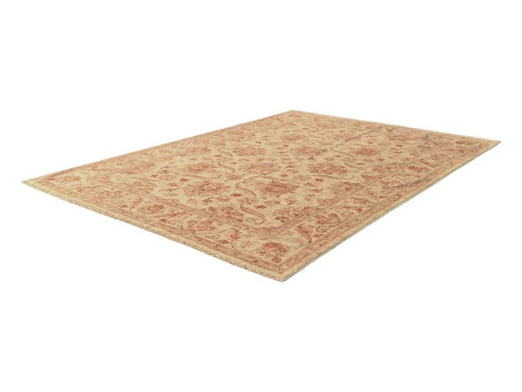 Detail image of 4' 11 x 6' 8 Hand Knotted Ziegler Rug