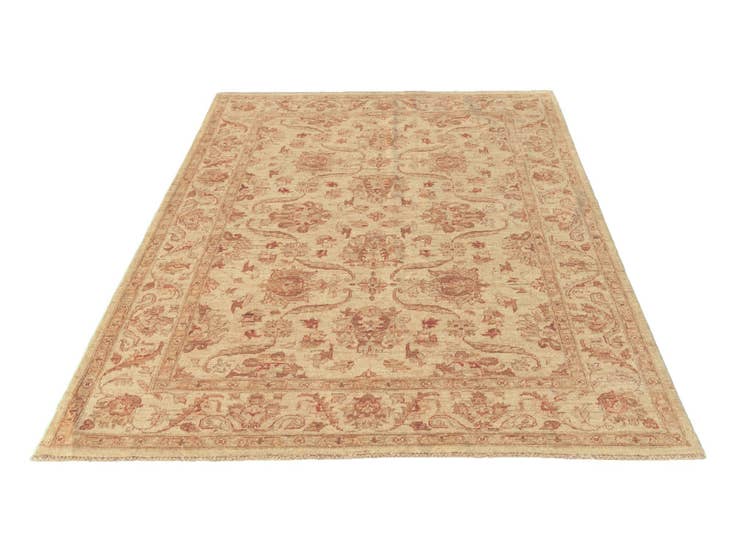 Detail image of 4' 11 x 6' 8 Hand Knotted Ziegler Rug