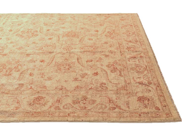 Detail image of 4' 11 x 6' 8 Hand Knotted Ziegler Rug