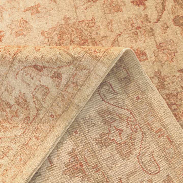 4' 11 x 6' 8 Hand Knotted Ziegler Rug
