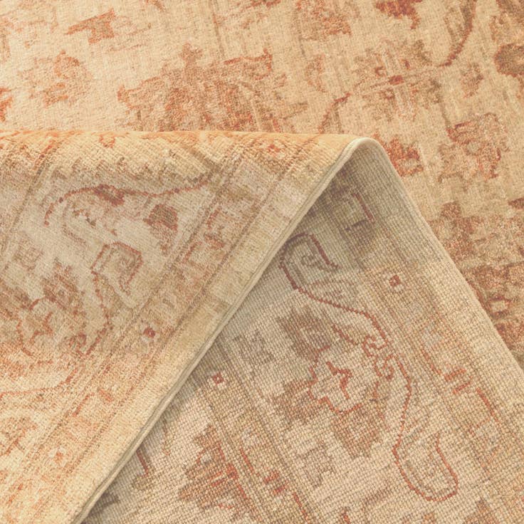 Detail image of 4' 11 x 6' 8 Hand Knotted Ziegler Rug