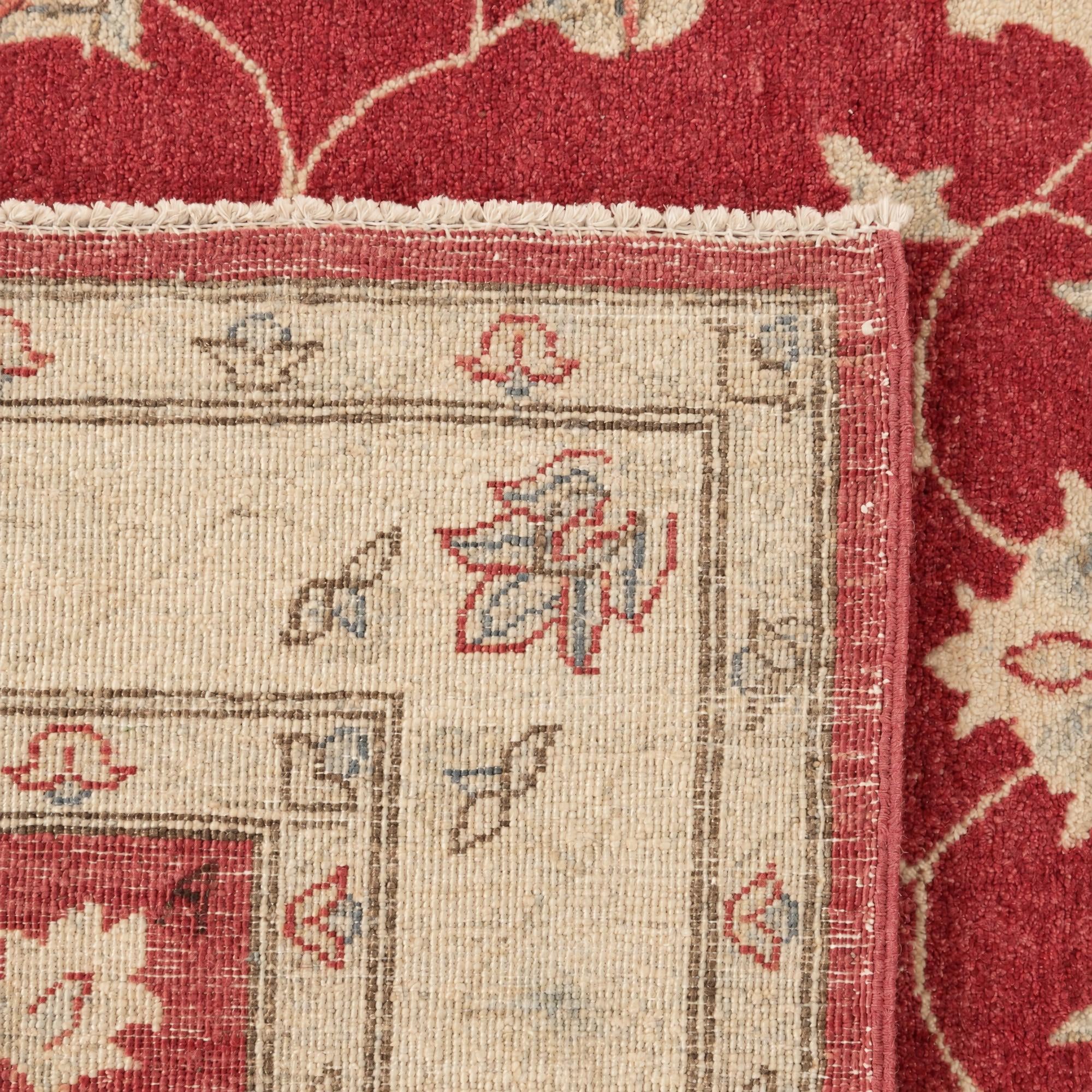 150cm x 195cm Hand Knotted Ziegler Rug