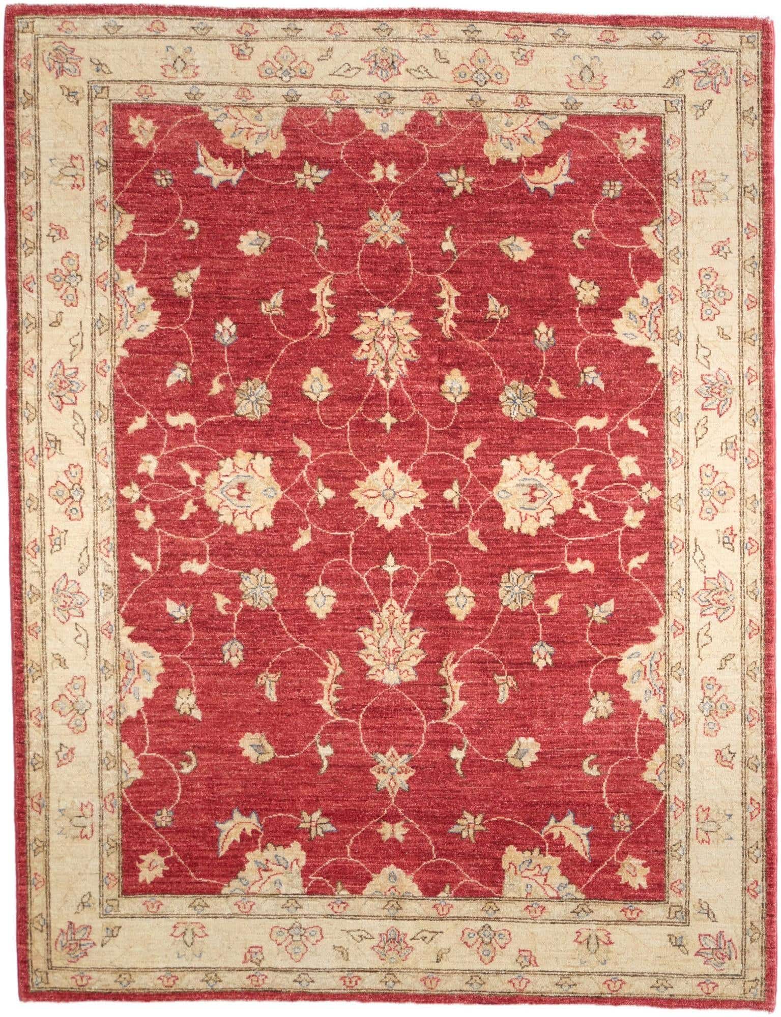 4' 11 x 6' 6 Hand Knotted Ziegler Rug