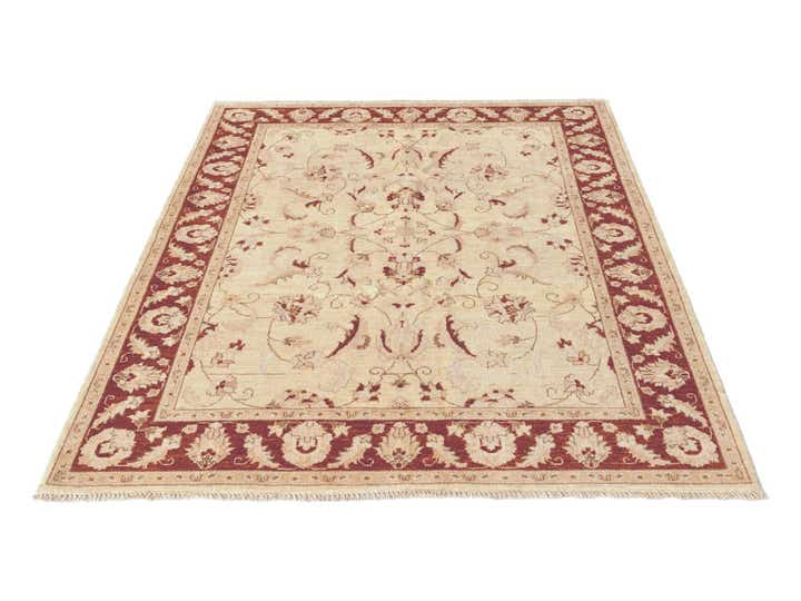 5' x 6' 6 Hand Knotted Ziegler Rug