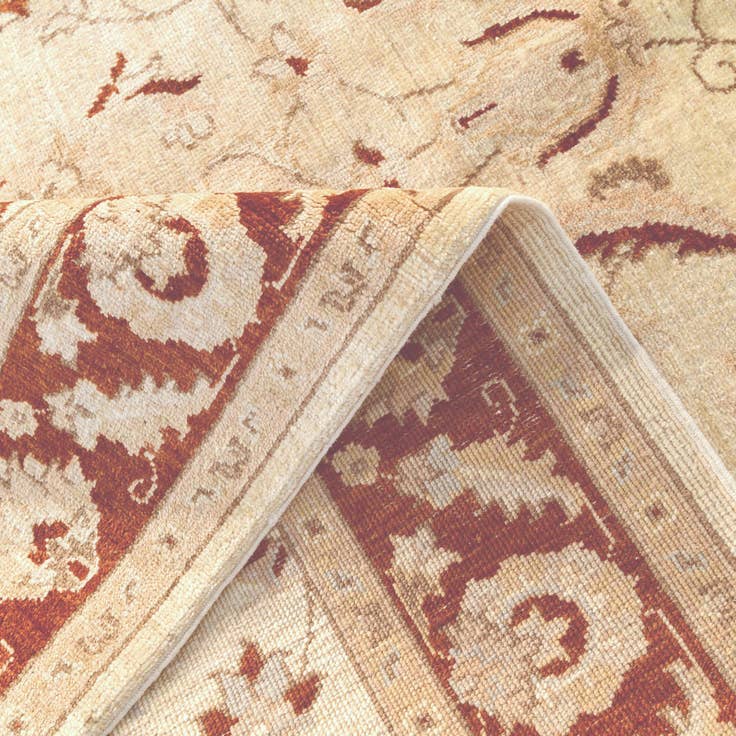 Detail image of 5' x 6' 6 Hand Knotted Ziegler Rug