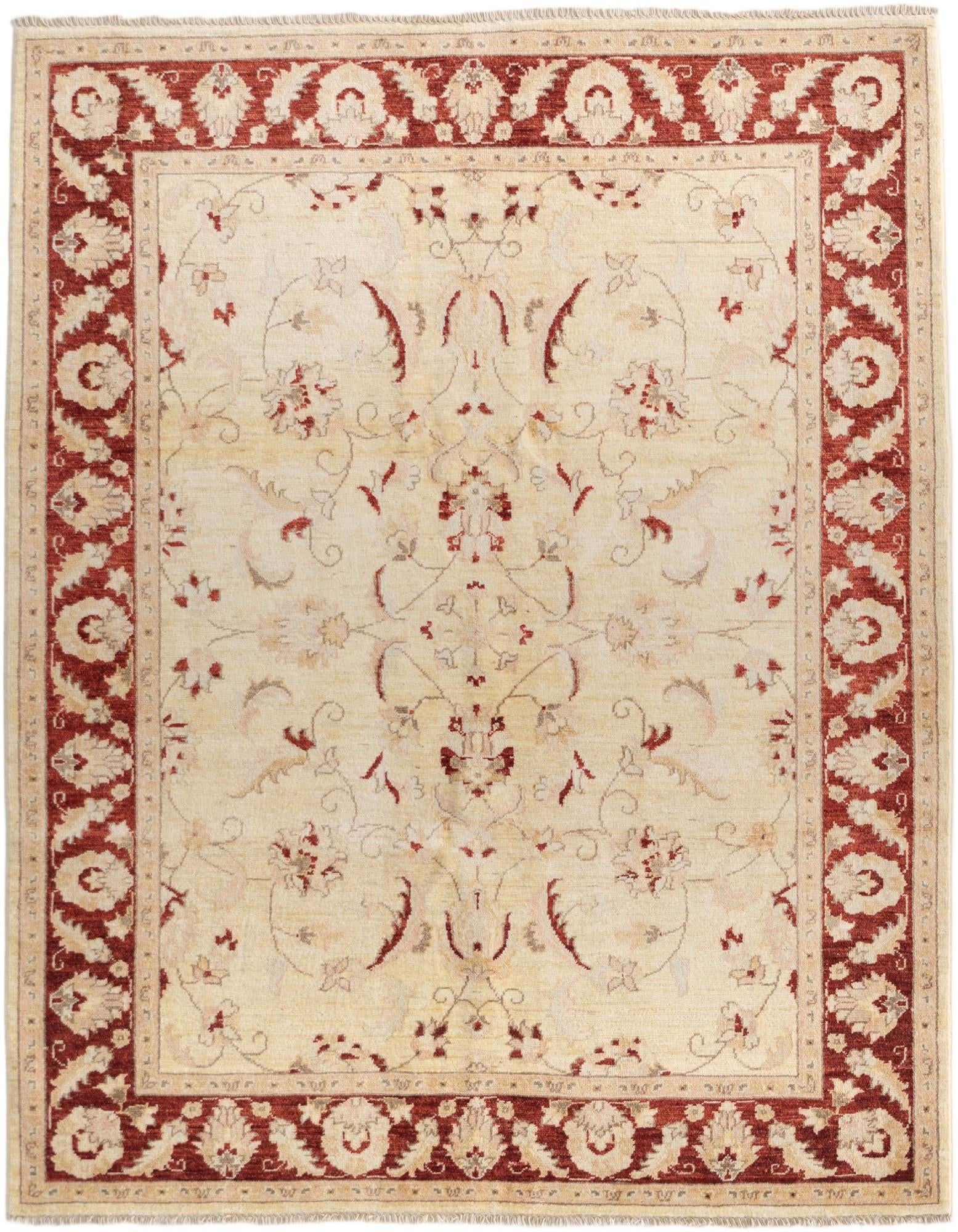 5' x 6' 6 Hand Knotted Ziegler Rug