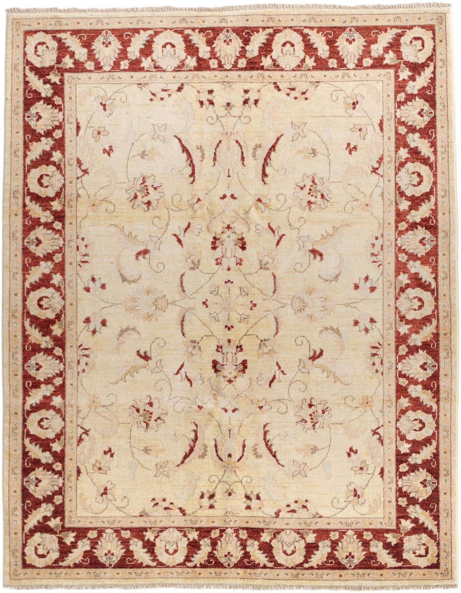 5' x 6' 6 Hand Knotted Ziegler Rug