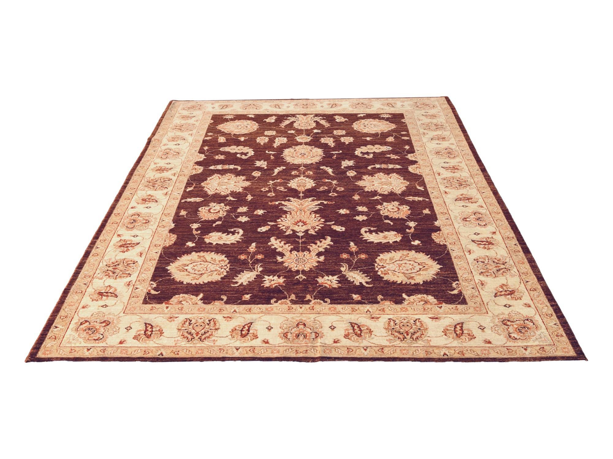 5' 9 x 7' 6 Hand Knotted Ziegler Rug