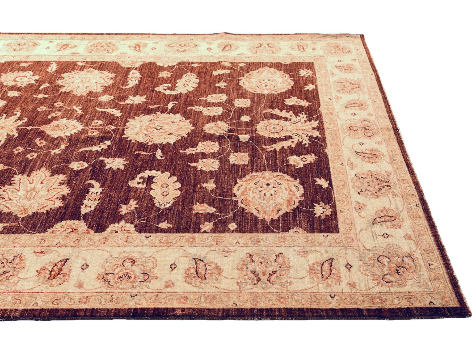 5' 9 x 7' 6 Hand Knotted Ziegler Rug