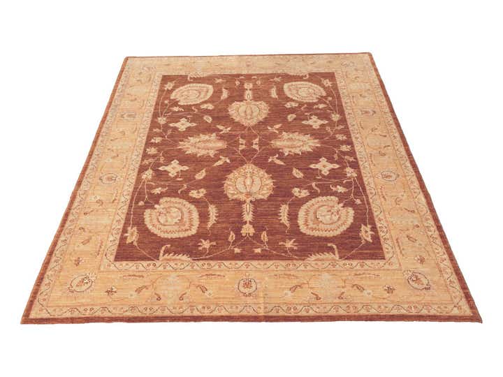 4' 11 x 6' 8 Hand Knotted Ziegler Rug