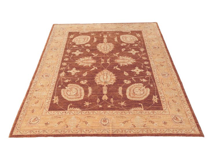 Detail image of 4' 11 x 6' 8 Hand Knotted Ziegler Rug