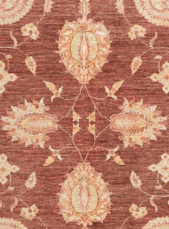 4' 11 x 6' 8 Hand Knotted Ziegler Rug