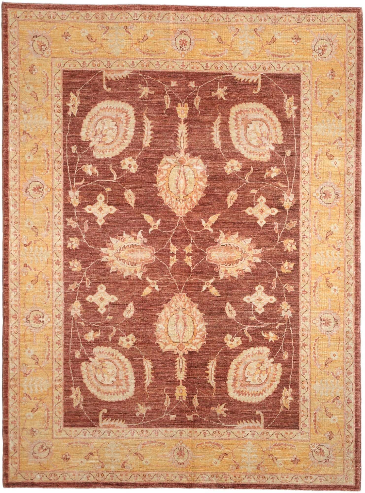 4' 11 x 6' 8 Hand Knotted Ziegler Rug
