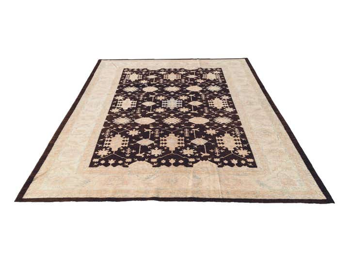 6' 9 x 9' 7 Hand Knotted Ziegler Rug