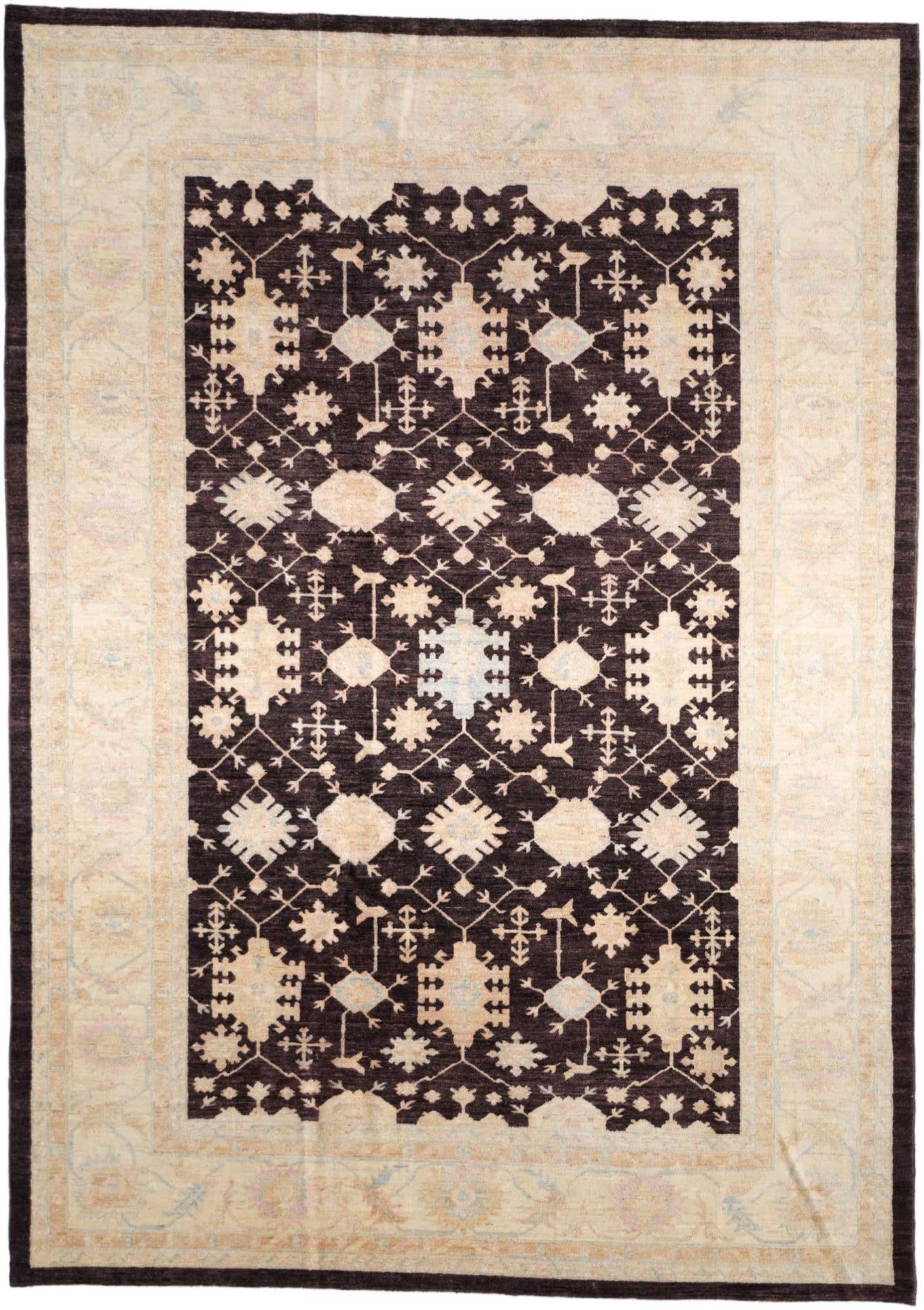 6' 9 x 9' 7 Hand Knotted Ziegler Rug