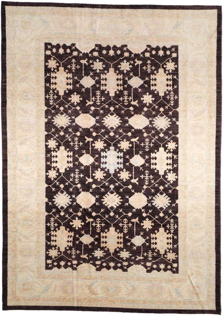 6' 9 x 9' 7 Hand Knotted Ziegler Rug