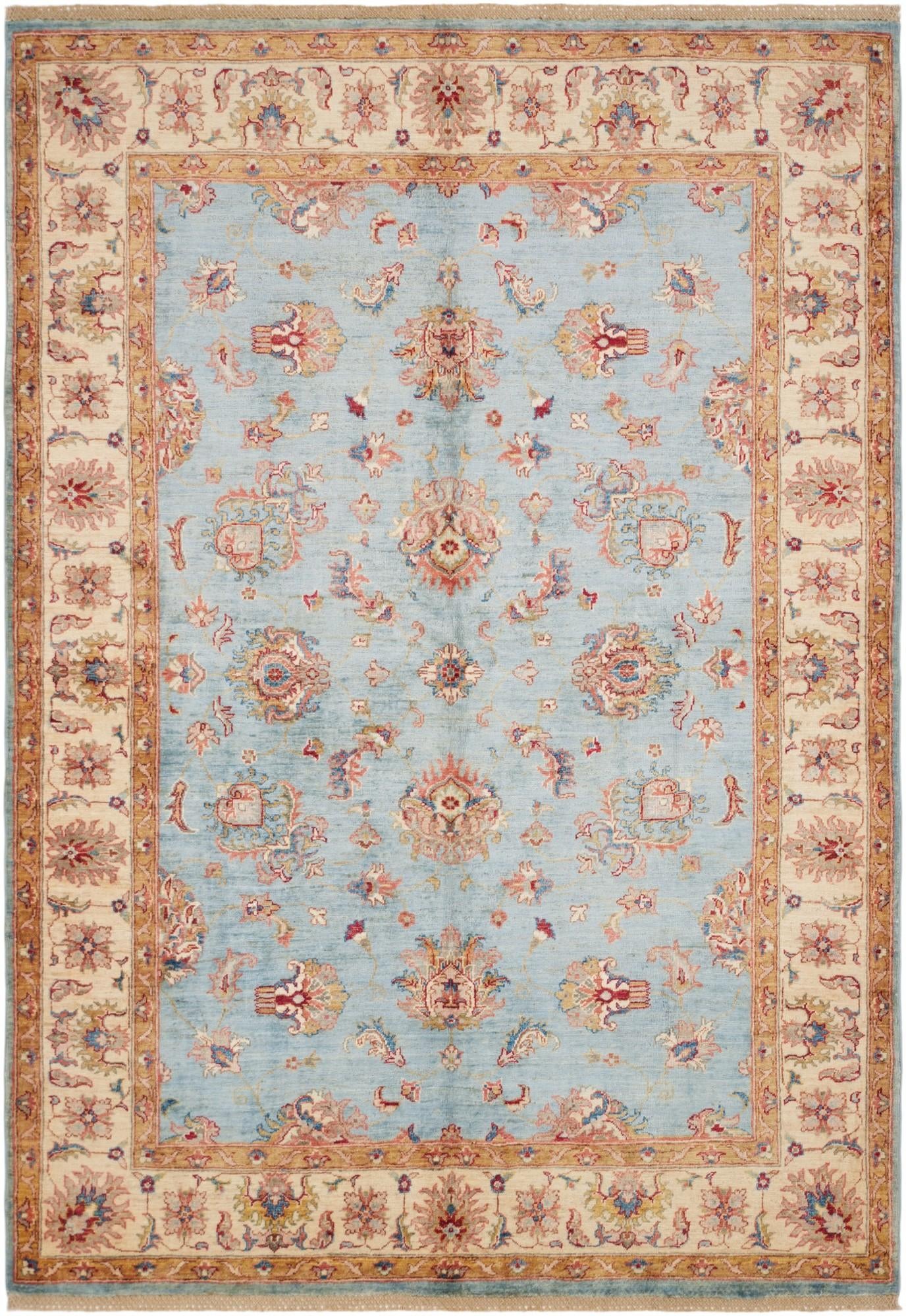 5' 9 x 8' 4 Hand Knotted Ziegler Rug