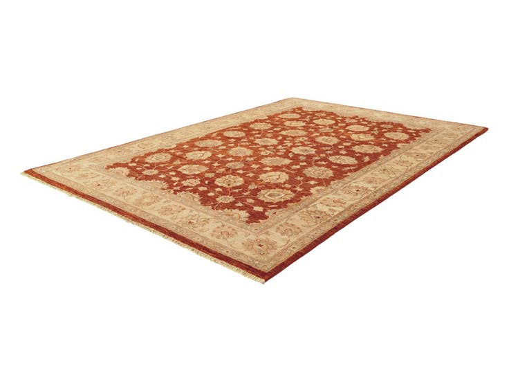 Detail image of 5' 8 x 8' 3 Hand Knotted Ziegler Rug