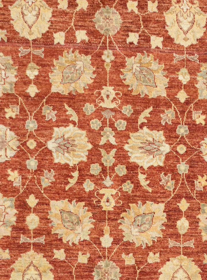 5' 8 x 8' 3 Hand Knotted Ziegler Rug