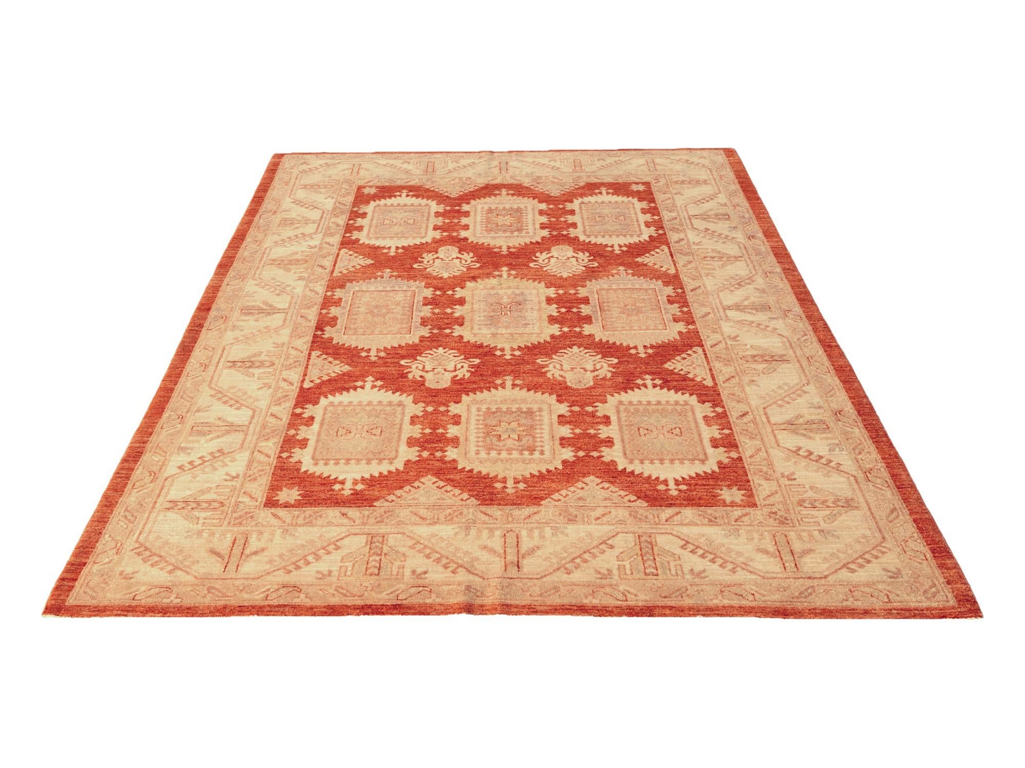 5' 9 x 7' 10 Hand Knotted Ziegler Rug