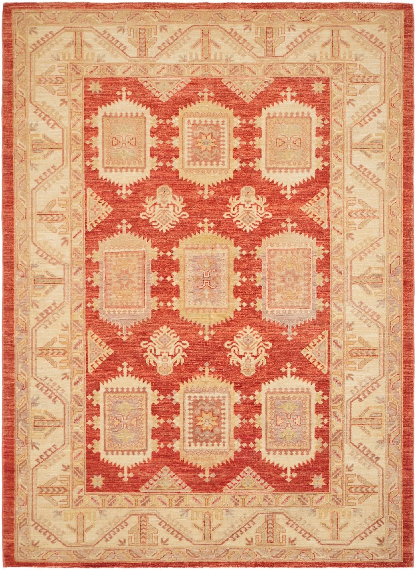 5' 9 x 7' 10 Hand Knotted Ziegler Rug