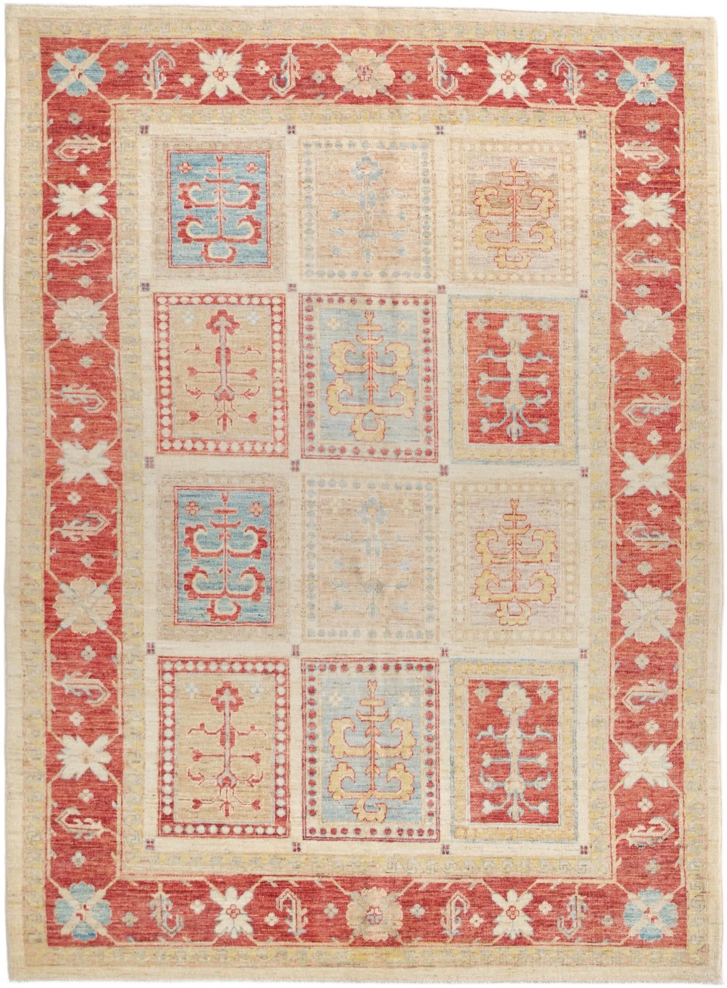 5' x 6' 10 Hand Knotted Ziegler Rug
