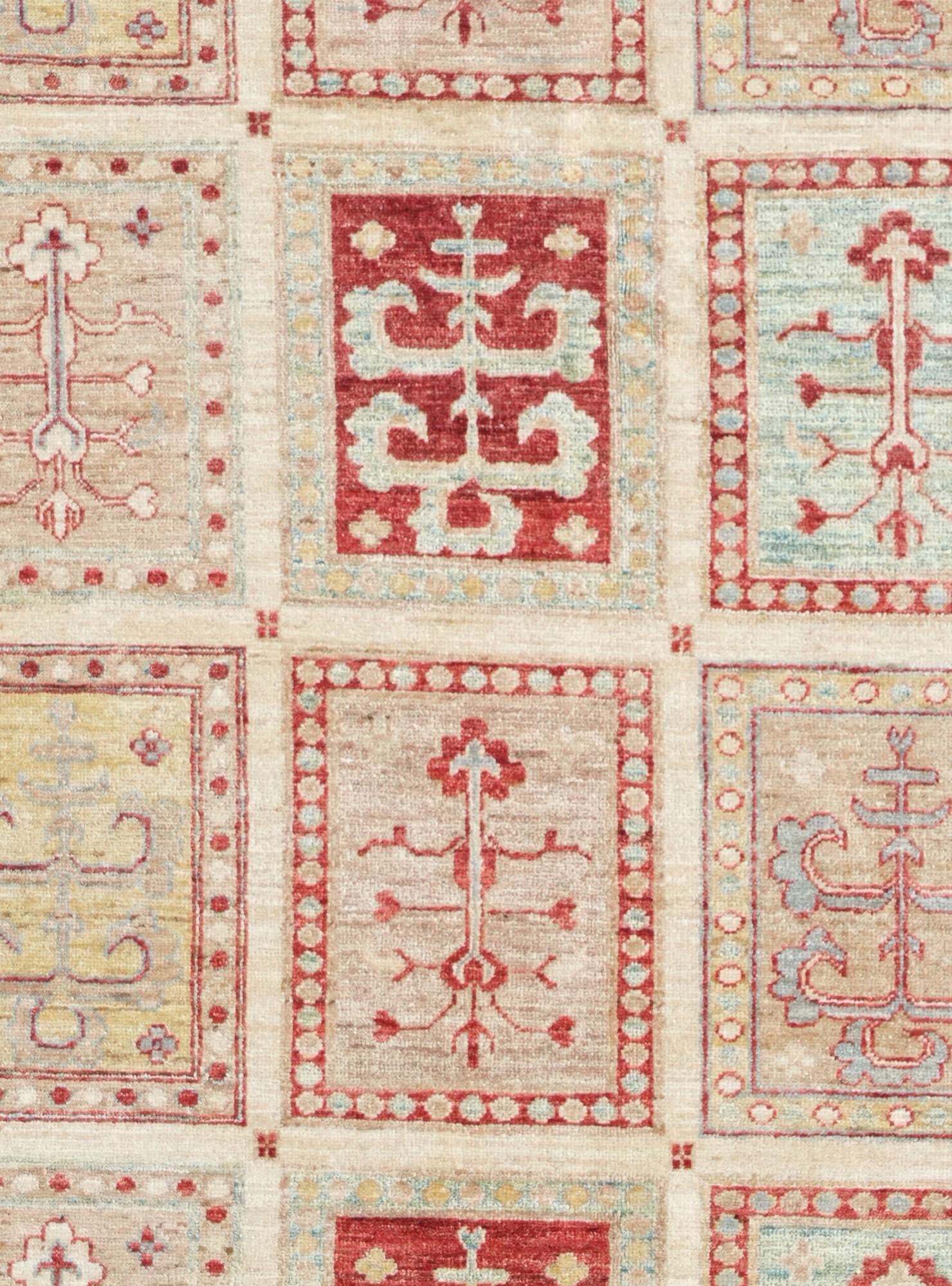 5' x 6' 7 Hand Knotted Ziegler Rug
