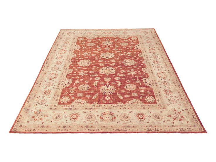 Detail image of 5' 6 x 8' 2 Hand Knotted Ziegler Rug