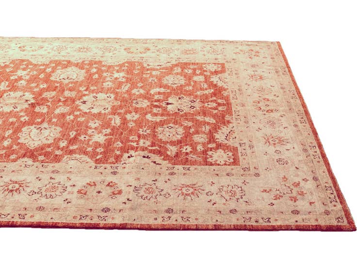 Detail image of 5' 6 x 8' 2 Hand Knotted Ziegler Rug