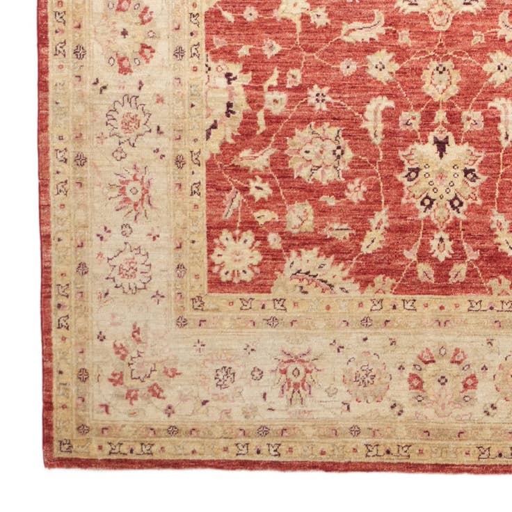 Detail image of 5' 6 x 8' 2 Hand Knotted Ziegler Rug