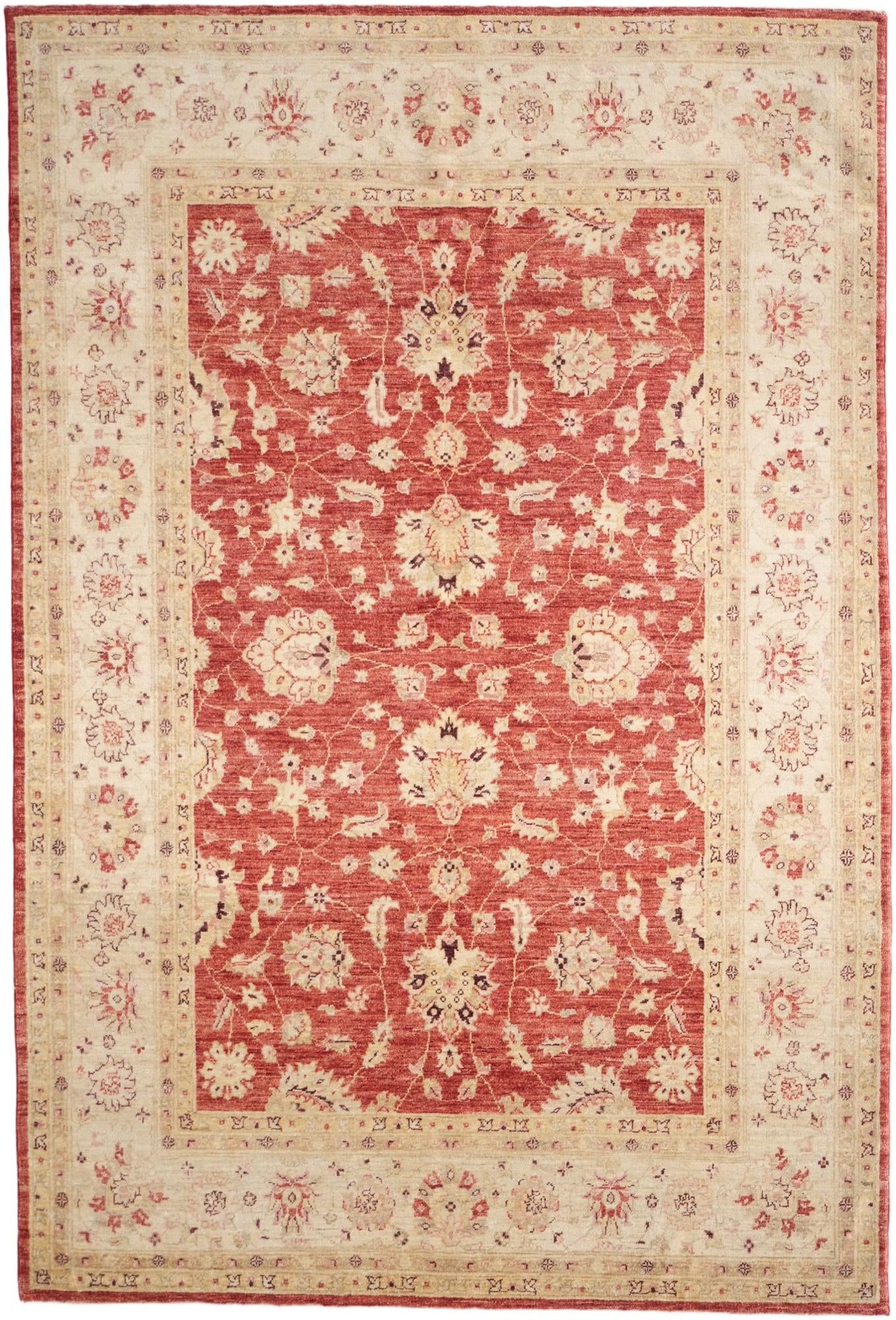 5' 6 x 8' 2 Hand Knotted Ziegler Rug