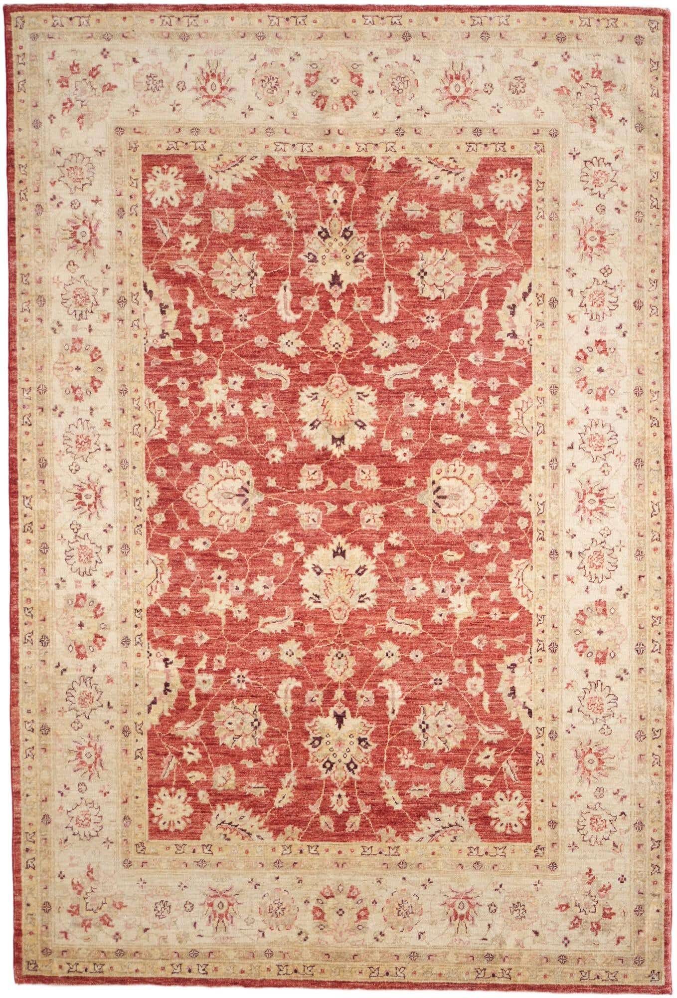 5' 6 x 8' 2 Hand Knotted Ziegler Rug