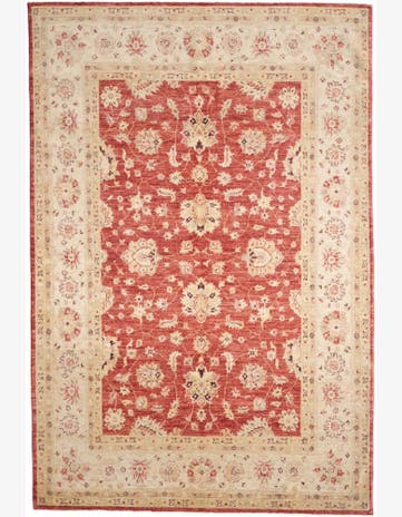 5' 6 x 8' 2 Hand Knotted Ziegler Rug
