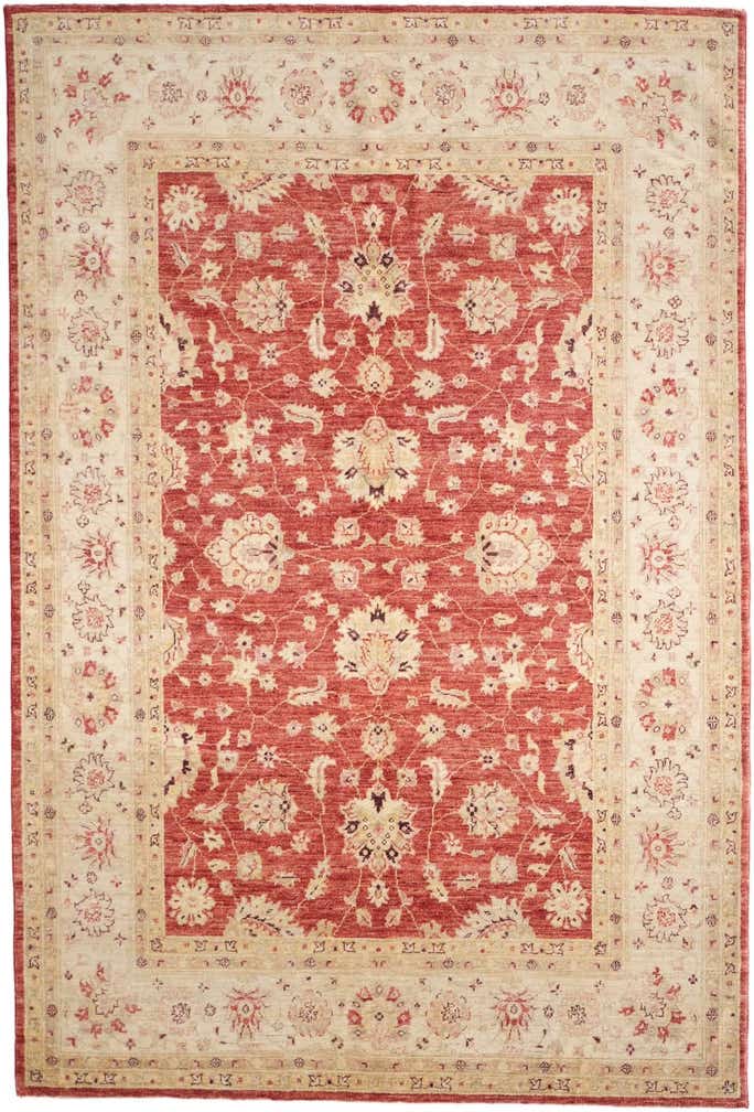 5' 6 x 8' 2 Hand Knotted Ziegler Rug