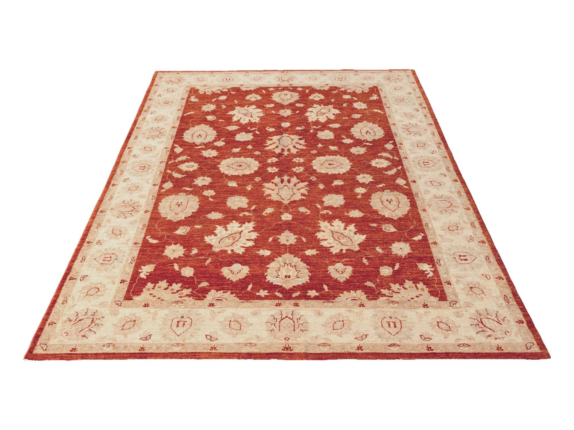 5' 6 x 8' 6 Hand Knotted Ziegler Rug