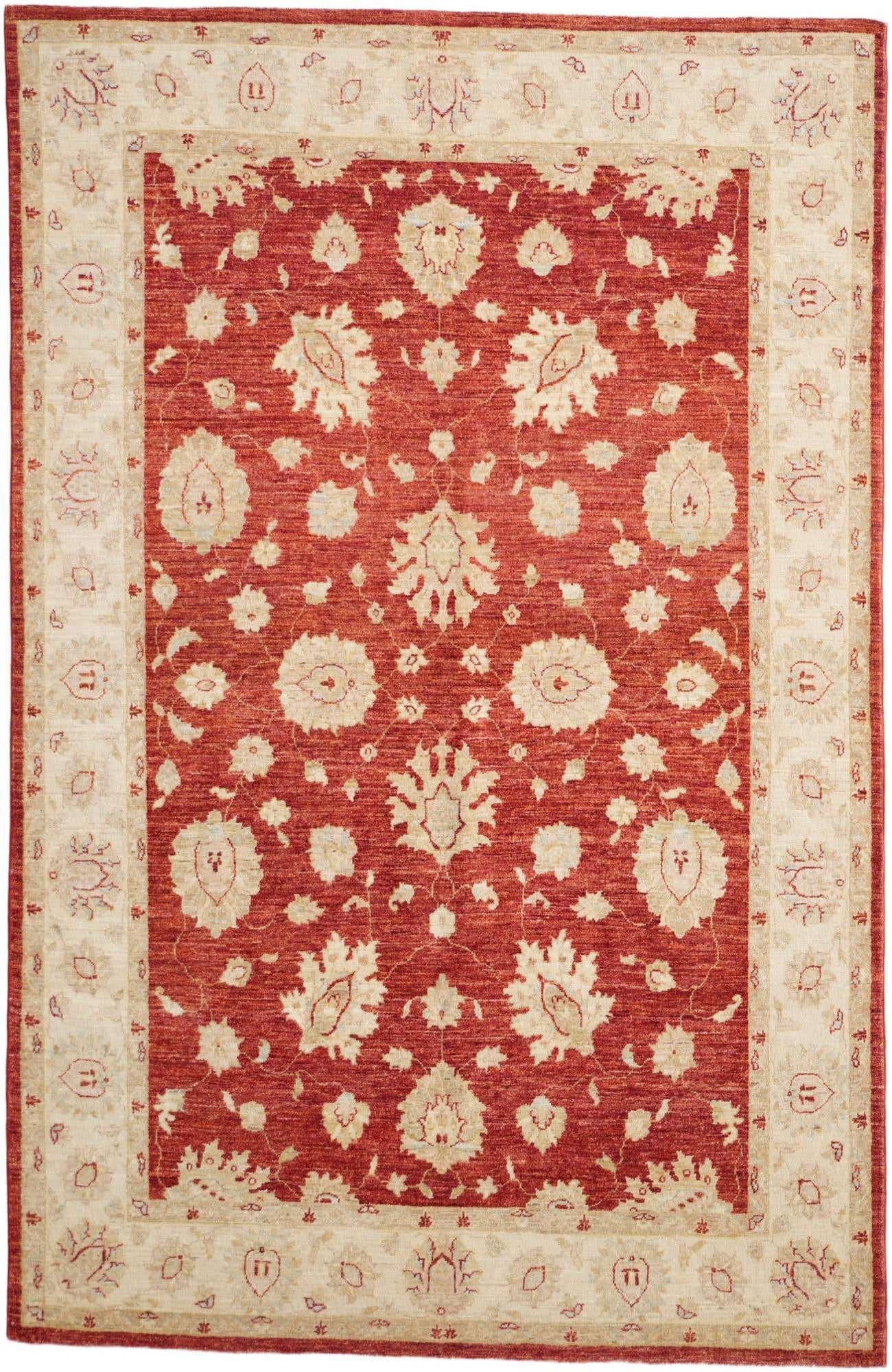 5' 6 x 8' 6 Hand Knotted Ziegler Rug