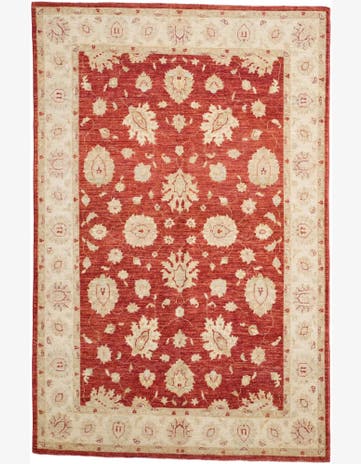 5' 6 x 8' 6 Hand Knotted Ziegler Rug