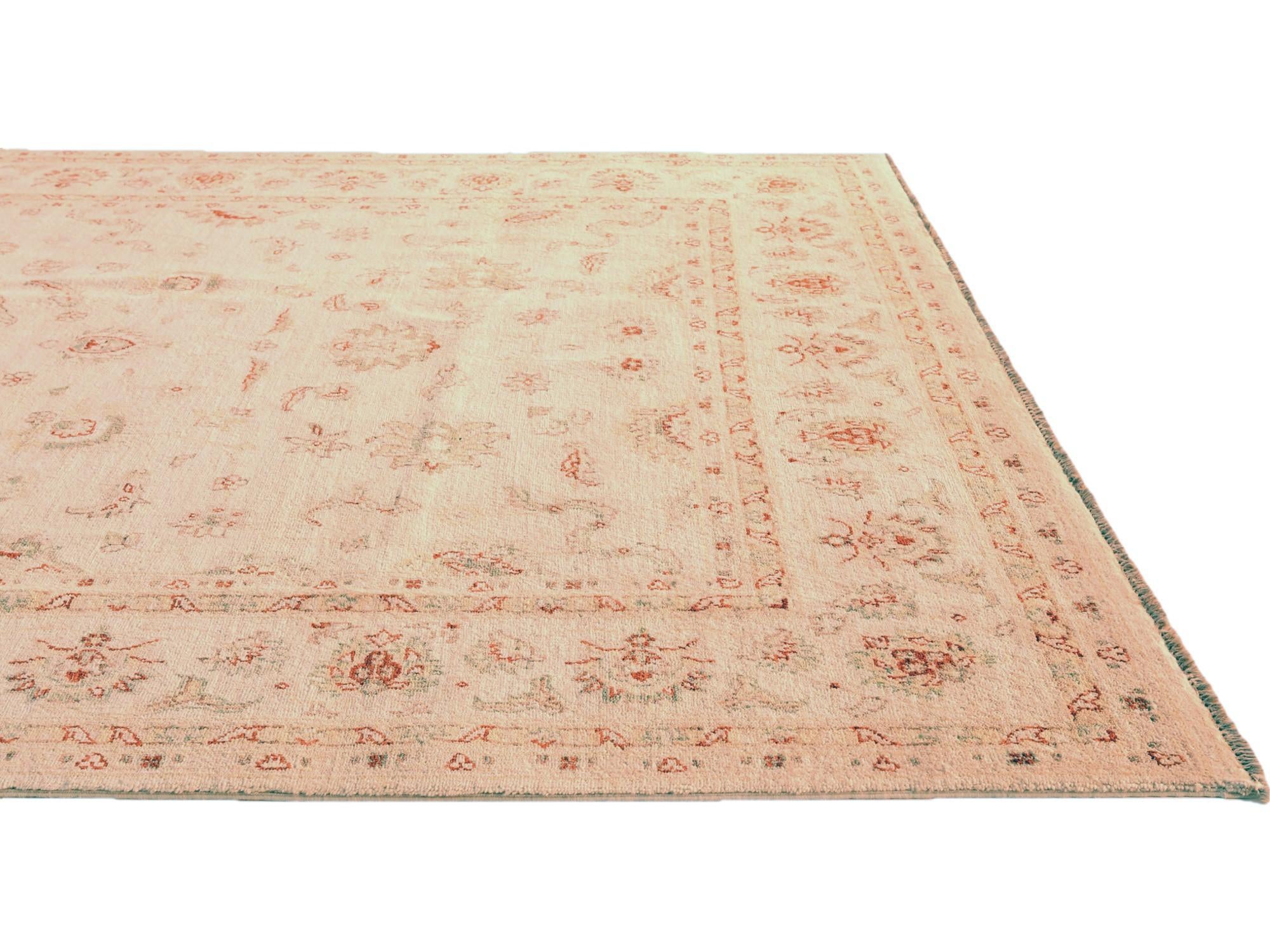 6' 5 x 9' 9 Hand Knotted Ziegler Rug